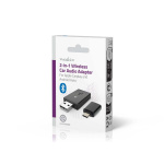 Nedis Trådlös Bilstereoadapter | Android Auto / Apple Carplay | AAC / SBC | Svart