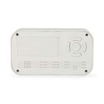 Nedis Digitalt Bord Vækkeur | LCD | Baggrundslys | Snooze funktion | Datovisning | Timer funktion | Hvid