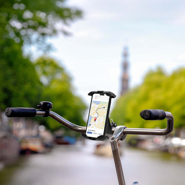 Nedis Smartphone Cykel Mount | Universal | Fuldt Bevægeligt | Justérbar