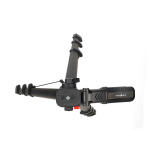 Nedis Stativ | Maksimal belastningskapacitet: 3 kg | Minimum arbejdshøjde: 41.5 cm | Maksimal arbejdshøjde: 160 cm | 5 Segmenter | Pan & Tilt | Rejsetaske inkluderet | ABS / Aluminium | Sort