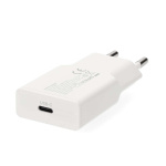 Nedis Vægoplader | 20 W | GaN | PD3.0 | Hurtigopladningsfunktion | 1.67 A / 2.22 A / 3.0 A | Antal output: 1 | USB-C™ | Automatisk Valgt Spænding | Hvid