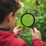 Nedis Håndholdte forstørrelsesglas | Linse styrke: 4 Diopter | 10000 K | 0.05 W | 9 lm | Sort