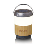 Lenco Lanterne med indbygget Bluetooth®-højttaler Bamboo Lenco Lanterne med indbygget Bluetooth®-højttaler Bamboo