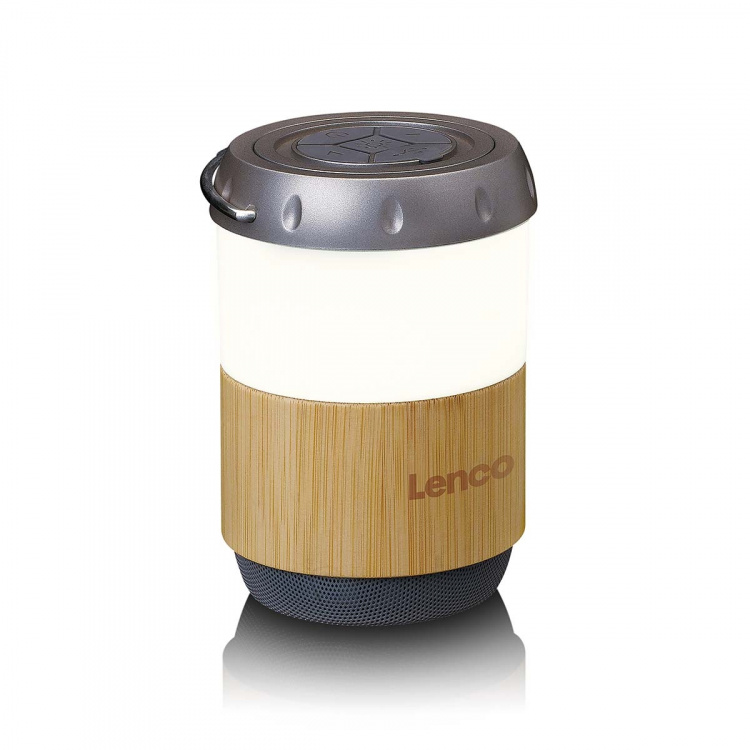 Lenco Lanterne med indbygget Bluetooth®-højttaler Bamboo Lenco Lanterne med indbygget Bluetooth®-højttaler Bamboo