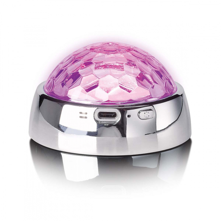 Lenco Centerstabilisator med Party LED Light til pladespiller Sølv Lenco Centerstabilisator med Party LED Light til pladespiller Sølv