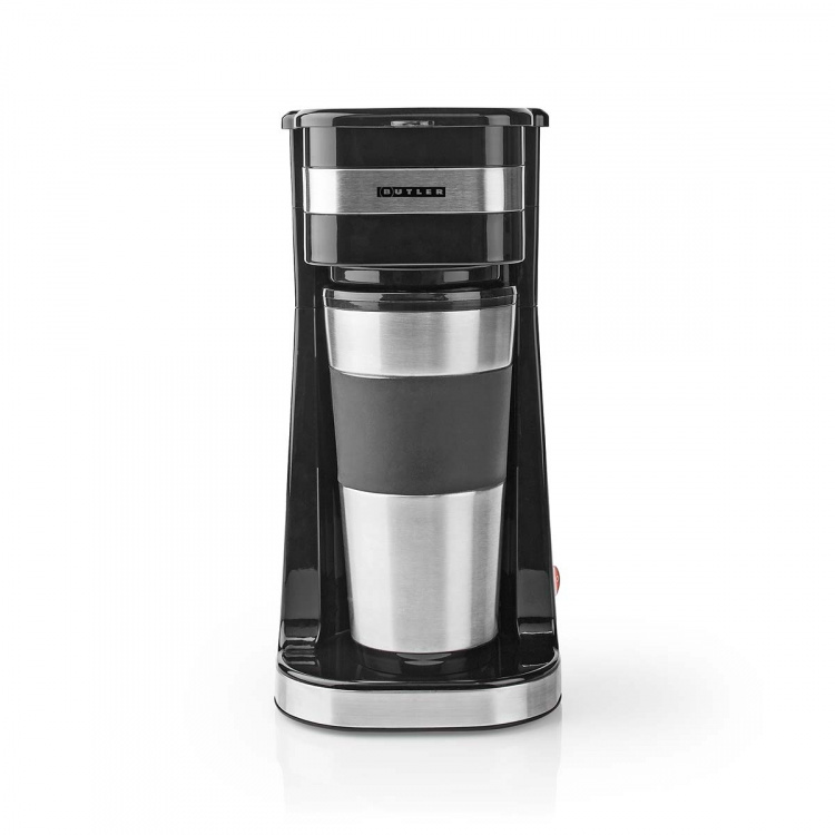 Butler Single-Serve kaffemaskine | 0,4 l | 750 W | Isoleret rejsekrus | Automatisk slukning | Sort