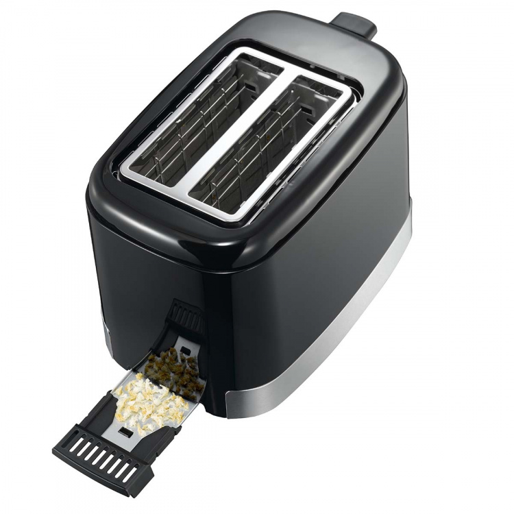 MELISSA Opretstående brødrister 2 skiver 800W Sort / rustfrit stål