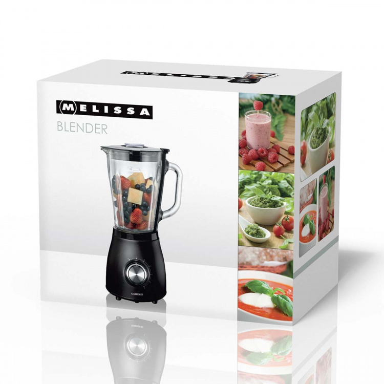 MELISSA Blender 1,5L glaskande spray 500W mat sort MELISSA Blender 1,5L glaskande spray 500W mat sort