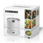 MELISSA Kartoffelskræller med salatslynge 85W Hvid MELISSA Kartoffelskræller med salatslynge 85W Hvid