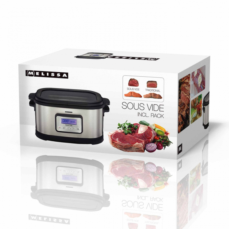 MELISSA Sous Vide 6L 520W sort/rustfrit stål