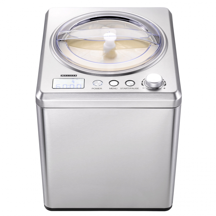 MELISSA Ismaskine 2L 180W børstet rustfrit stål MELISSA Ismaskine 2L 180W børstet rustfrit stål