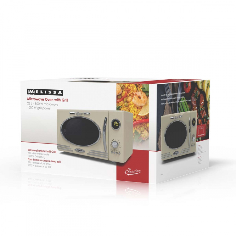 MELISSA Mikrobølgeovn grill 23L 800 W Cream