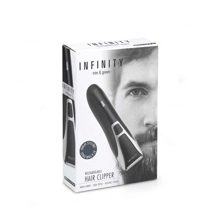 MELISSA Genopladelig hårklipper 3W Sort