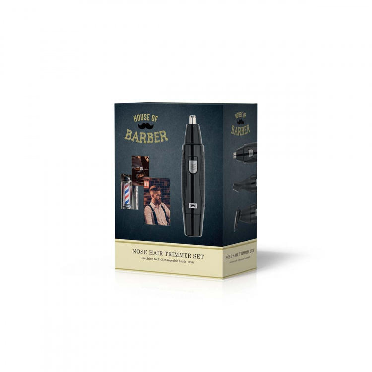 MELISSA Næsehårstrimmer-sæt 1,5W Sort