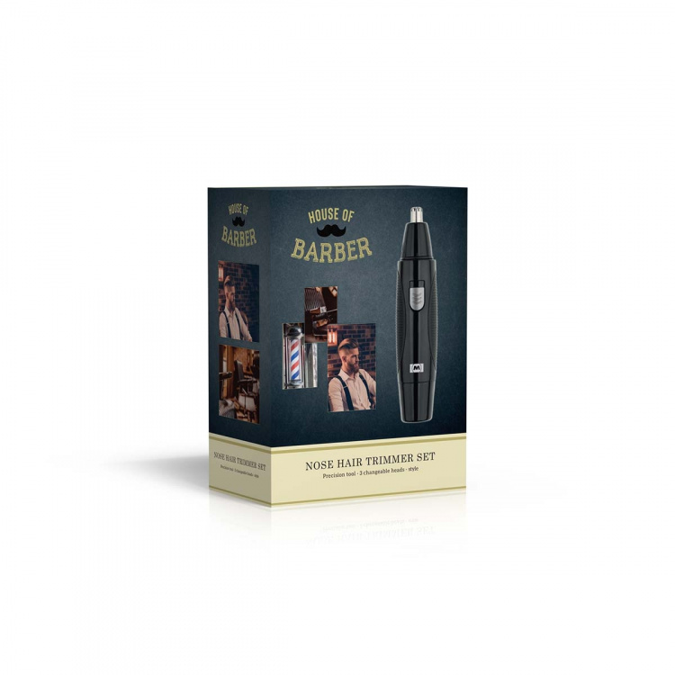 MELISSA Næsehårstrimmer-sæt 1,5W Sort