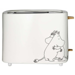 Moomin Keramisk brødrister, 2 skiver, 875W, hvid Moomin Keramisk brødrister, 2 skiver, 875W, hvid