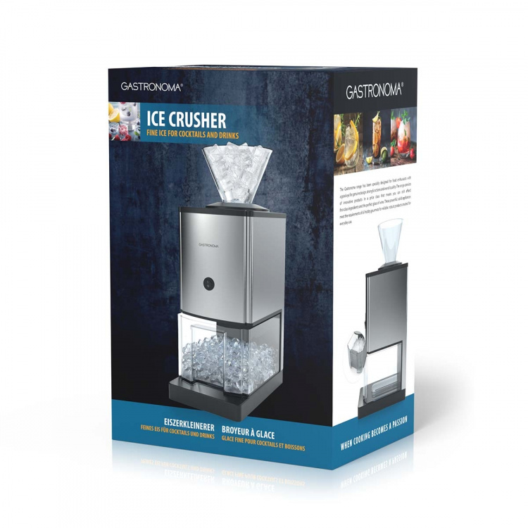 Gastronoma Isknuser | 80W | 1 kg/min | 3L opsamler | Rustfrit stål / Sort