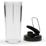 Trebs Smoothie-to-go pro drikkekop Comfortjuicer 450 ml til skole, arbejde eller fitnesscenter - Sort
