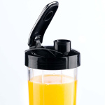 Trebs Smoothie-to-go pro drikkekop Comfortjuicer 450 ml til skole, arbejde eller fitnesscenter - Sort