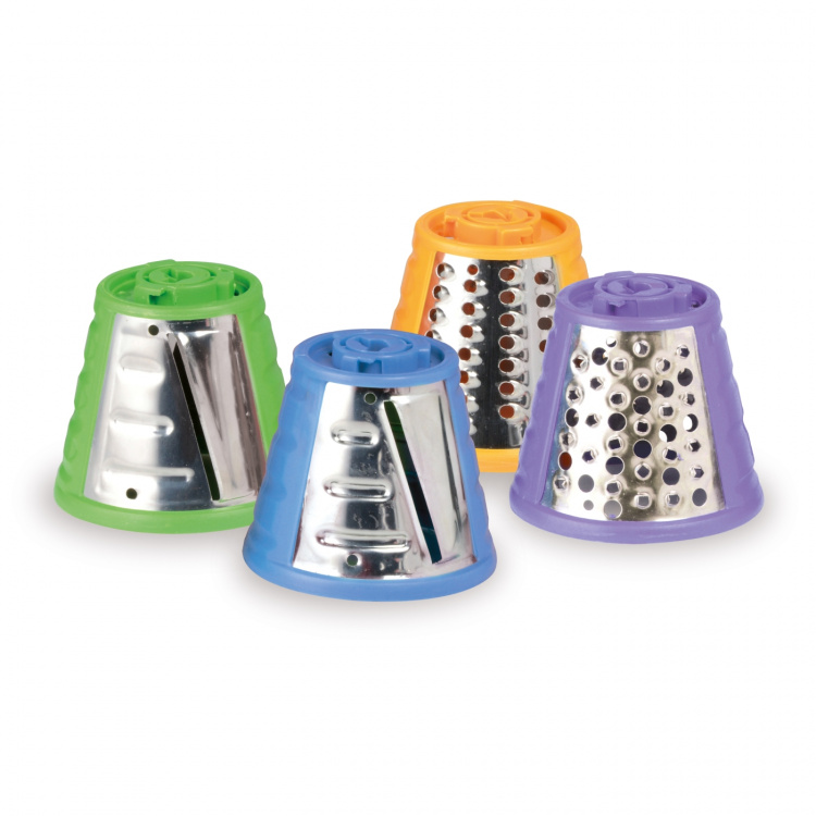 Trebs Grøntsagsskærer og sorbet-ismaskine / Comfortcook i én med 5 tilbehør Trebs Grøntsagsskærer og sorbet-ismaskine / Comfortcook i én med 5 tilbehør