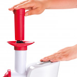 Trebs Grøntsagsskærer og sorbet-ismaskine / Comfortcook i én med 5 tilbehør Trebs Grøntsagsskærer og sorbet-ismaskine / Comfortcook i én med 5 tilbehør