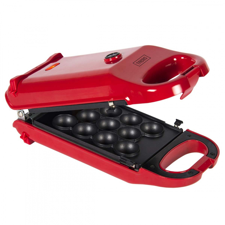 Trebs 6-i-1 Snack Maker / Comfortcook til lækre vafler, doughnuts, cake pops, madeleinekiks, vaffelskåle til is og minikager