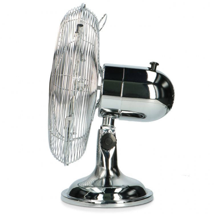 Trebs bordventilator metal 12 tommer Sølv