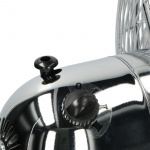 Trebs bordventilator metal 12 tommer Sølv