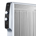 Trebs Mobil mikrotermisk elvarmer på hjul 2000W Hvid