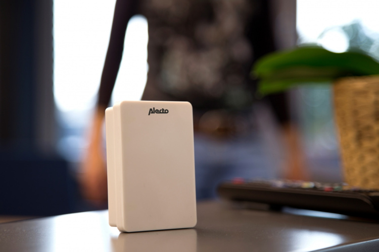 Alecto Trådløs dørklokke Hvid Alecto Trådløs dørklokke Hvid