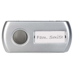 Alecto Trådløs dørklokke sort/sølv Alecto Trådløs dørklokke sort/sølv