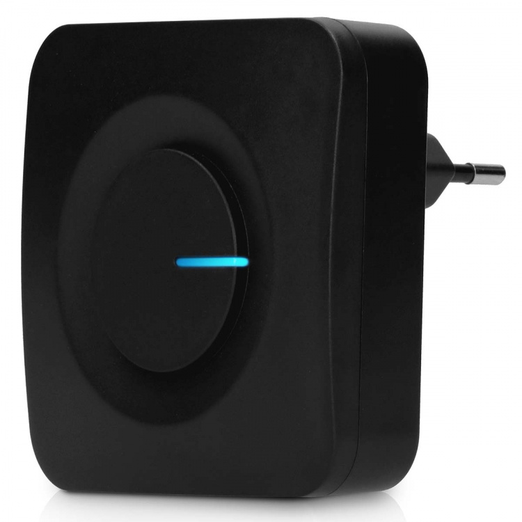 Alecto Trådløs kinetisk dørklokke Sort Alecto Trådløs kinetisk dørklokke Sort