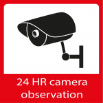 Alecto Vinduesklistermærker kameraovervågning 5x