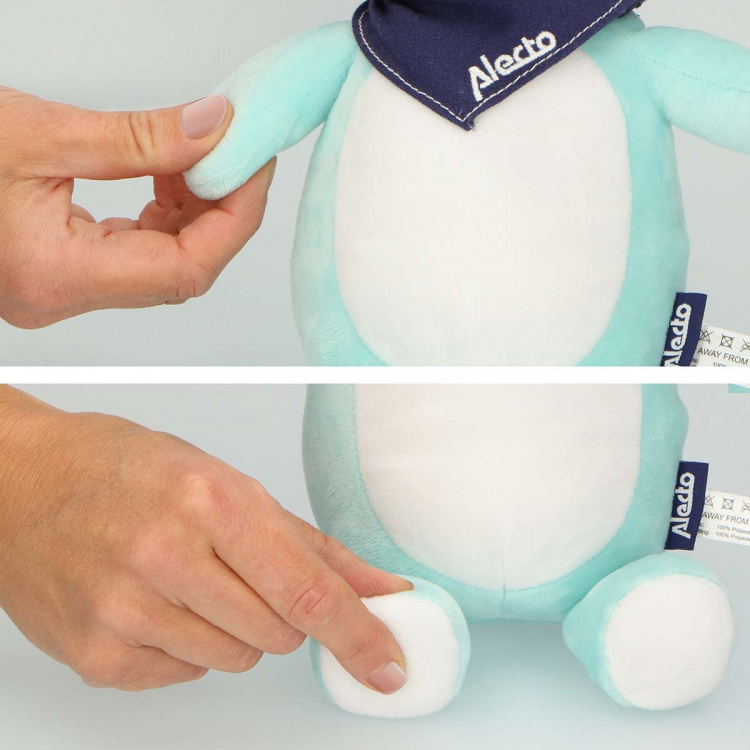 Alecto Nuttet elefant med beroligende lyde og natlys Alecto Nuttet elefant med beroligende lyde og natlys