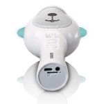 Lenco Karaokemikrofon med Bluetooth® SD-stik lys Aux Out Hvid Lenco Karaokemikrofon med Bluetooth® SD-stik lys Aux Out Hvid