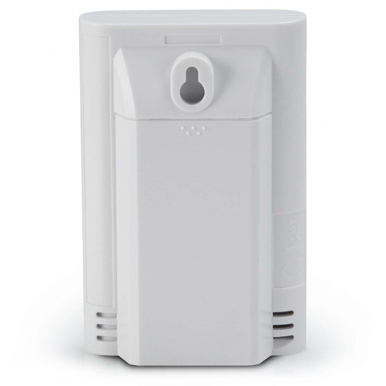 Buienradar Vejrstation med trådløs udendørssensor og stort, tydeligt display