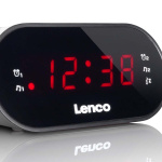 Lenco Clock radio Hvid Lenco Clock radio Hvid