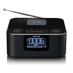 Lenco Stereo-clockradio med DAB+ FM Bluetooth® trådløs opladning Lenco Stereo-clockradio med DAB+ FM Bluetooth® trådløs opladning
