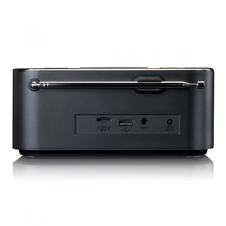 Lenco Stereo-clockradio med DAB+ FM Bluetooth® trådløs opladning Lenco Stereo-clockradio med DAB+ FM Bluetooth® trådløs opladning