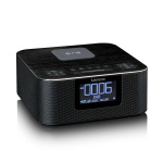 Lenco Stereo-clockradio med DAB+ FM Bluetooth® trådløs opladning Lenco Stereo-clockradio med DAB+ FM Bluetooth® trådløs opladning
