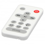 Lenco FM-vækkeursradio - Vågn op-lys med Bluetooth® Red