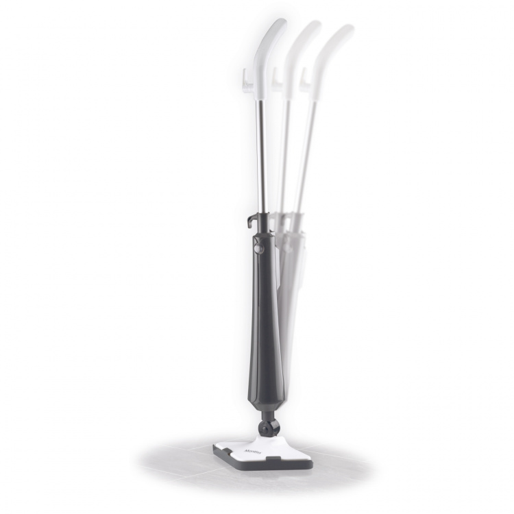 Montiss Steam Mop Grey 350 ml med 4 m ledning og 4 stk. tilbehør
