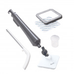 Montiss Steam Mop Grey 350 ml med 4 m ledning og 4 stk. tilbehør