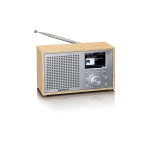 Lenco Mono DAB+ FM-radio med Bluetooth® Wood
