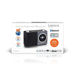 Lenco Internetradio med farvedisplay og Bluetooth® Black