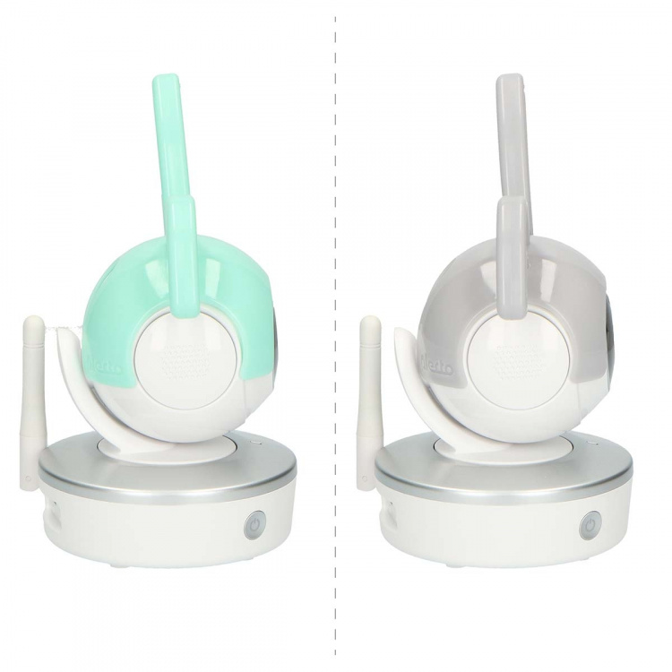 Alecto Cover med kaninører til DIVM-850 grå og grøn