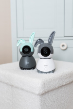 Alecto Cover med kaninører til DIVM-850 grå og grøn