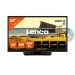 Lenco 24 tommer Smart HD LED TV Bluetooth® DVD-afspiller 12V Sort