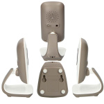 Alecto Videomonitor 2,4 tommer farvedisplay Hvid / Taupe