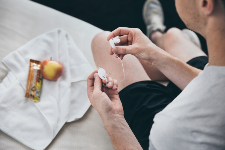 Lenco Trådløst in-ear headset Hvid